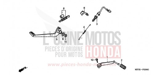 PEDALE CB500S2 de 2002